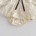 【66-90cm】ロンパース ベビー レース リボン - 画像 (13)