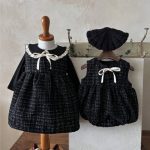 【66-90cm】ロンパース ベビー リボン付き ノースリーブ - 画像 (11)