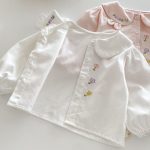 【73-120cm】ブラウス ベビー 可愛い 刺繍 - 画像 (13)