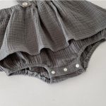 【66-90cm】セットアップ ベビー 大きな丸襟 レトロ - 画像 (14)