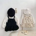 【73-110cm】サロペワンピース ベビー 花柄 おしゃれ - 画像 (5)