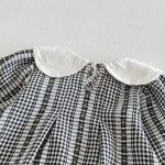 【66-90cm】ロンパース ベビー 襟付き チェック - 画像 (9)