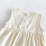 【66-90cm】ロンパース＆メロウフリルトップス ベビー ドット 蝶結び - 画像 (12)