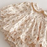 【66-90cm】ロンパース ベビー 小花柄 シンプル - 画像 (12)