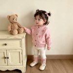 【66-90cm】カーディガン&レギンス ベビー キノコ スウィート - 画像 (7)