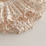 【66-90cm】ロンパース ベビー 小花柄 シンプル - 画像 (13)