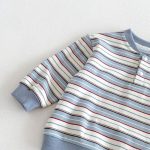 【80-130cm】長袖Tシャツ 男の子 ボーダー ワッペン - 画像 (17)