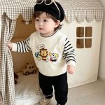 【66-90cm】セットアップ＆帽子 ベビー ライオン カートゥーン - 画像 (15)