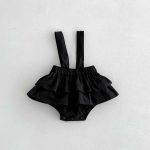 【73-100cm】ブラウスorサロペット ベビー 可愛い フリル襟 - 画像 (9)