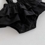 【73-100cm】ブラウスorサロペット ベビー 可愛い フリル襟 - 画像 (14)