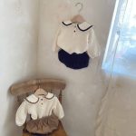 【66-100cm】セットアップ ベビー 韓国風 セーラー - 画像 (5)