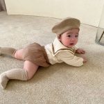 【66-100cm】セットアップ ベビー 韓国風 セーラー - 画像 (7)