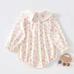 【66-90cm】ロンパース 可愛い 花柄 赤ちゃん - 画像 (4)