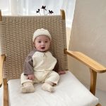 【66-90cm】カバーオール ベビー 配色 3色選べる - 画像 (4)