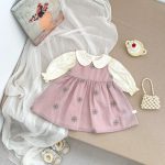 【73-120cm】ワンピースセット 女の子 可愛い フラワー - 画像 (4)