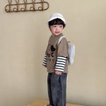 【80-130cm】トップス キッズ レイヤード シンプル - 画像 (12)