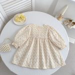 【66-130cm】ロンパースorワンピース 女の子 姉妹服 蝶結び 花柄 - 画像 (6)