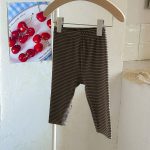 【66-100cm】セットアップ ベビー 刺繍 ボーダー トレーナー レギンス - 画像 (8)