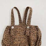 【66-90cm】サロペット ベビー 韓国風 ヒョウ柄 - 画像 (7)