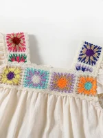 【66-90cm】ロンパース ベビー フリル 刺繍 - 画像 (8)
