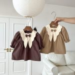 【73-100cm】ワンピース ベビー レトロ プリンセス
