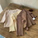 【66-90cm】セットアップ ベビー ジャカード ニット 帽子 - 画像 (12)