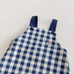 【73-100cm】 サロペットorロンT ベビー チェック 刺繍襟 - 画像 (13)