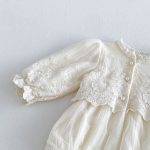 【66-90cm】ロンパース ベビー プリンセス クリーム - 画像 (10)