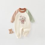 【59-90cm】ロンパース ベビー ハンバーガー カートゥーン - 画像 (4)