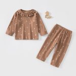 【73-110cm】セットアップ 女の子 柔らか 小花柄 - 画像 (6)