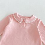 【80-130cm】長袖トップス 女の子 丸襟 フリル かわいい - 画像 (19)