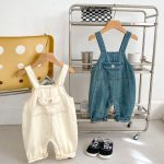 【73-100cm】Tシャツorサロペット ベビー 無地 デニム ボーダー - 画像 (18)