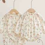 【66-90cm】ロンパース リボン柄 プリンセス 可愛い ベビー服 - 画像 (4)