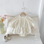 【66-90cm】ロンパース ベビー プリンセス レース - 画像 (5)