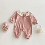 【66-90cm】ロンパースorカバーオール ベビー 前ボタン チュール - 画像 (3)