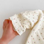 【66-100cm】カバーオールorセットアップ ベビー 小花柄 おしゃれ - 画像 (15)
