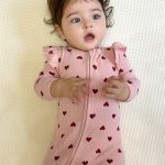 【66-90cm】カバーオール ベビーハート 蝶結び フリル袖 - 画像 (12)