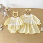 【66-130cm】ロンパースorワンピース 女の子 姉妹服 レース おしゃれ - 画像 (6)