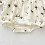 【66-100cm】ロンパース ベビー プリンセス 花柄 - 画像 (11)