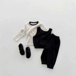 【80-120cm】Ｔシャツ キッズ 韓国風 ボーダー - 画像 (3)