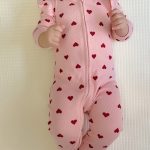 【66-90cm】カバーオール ベビーハート 蝶結び フリル袖 - 画像 (13)