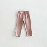 【73-100cm】レギンス ベビー リボン付き スウィート - 画像 (6)