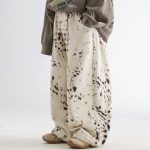 【90-150cm】パンツ 男の子 ボーイズ レオパード柄 ワイドデニム - 画像 (3)