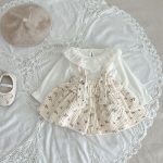 【66-90cm】サロペロンパース ベビー 可愛い フラワー - 画像 (11)
