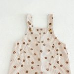 【66-90cm】サロペット ベビー コーデュロイ 花柄 - 画像 (10)