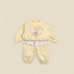 【73-110cm】セットアップ 女の子 韓国風 ウサギ ハート - 画像 (3)