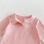 【80-130cm】長袖トップス 女の子 丸襟 フリル かわいい - 画像 (21)