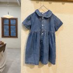 【80-150cm】セットアップorワンピース キッズ デニム おしゃれ - 画像 (7)