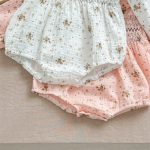 【66-90cm】ロンパース ベビー 小花柄 丸襟 - 画像 (13)
