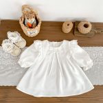 【73-120cm】ワンピース 女の子 リボン付き フリル - 画像 (5)
